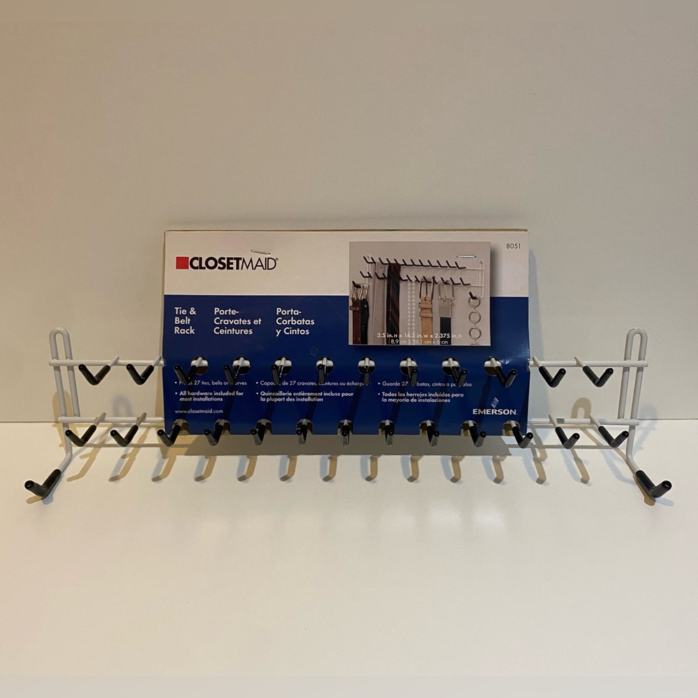 ClosetMaid Tie & Belt Rack